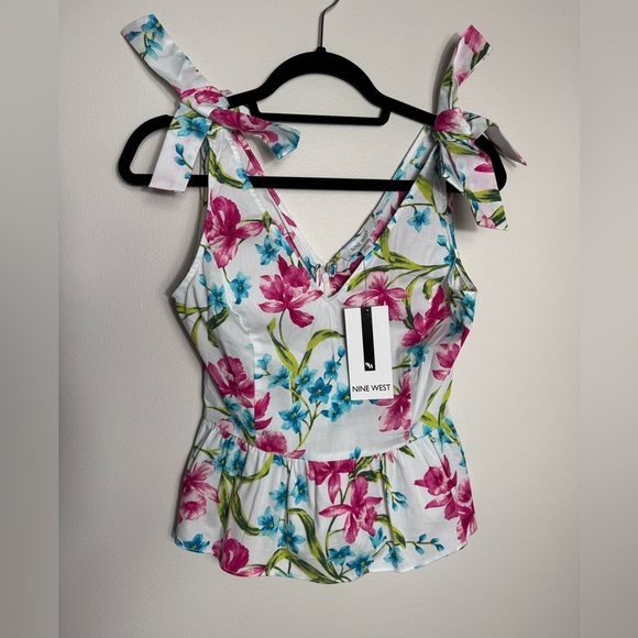 Nine West Floral Sleeveless (new with tag) - Picture 2 of 5